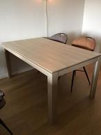 Melamine tafel, Huis en Inrichting, Tafels | Eettafels, Ophalen, 50 tot 100 cm, Zo goed als nieuw, 150 tot 200 cm