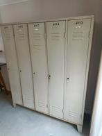 5 deurs oude locker, Ophalen, Gebruikt, Retro vintage