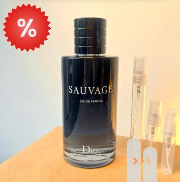 Dior Sauvage Sample + Gratis Verzonden beschikbaar voor biedingen