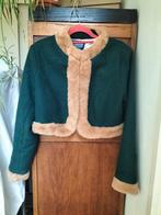 Collectif Vintage bolero jasje L donkergroen Topvintage, Maat 42/44 (L), Ophalen of Verzenden, Zo goed als nieuw, Jasje