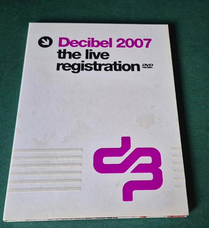 Decibel 2007 The Live Registration, Cd's en Dvd's, Dvd's | Muziek en Concerten, Gebruikt, Muziek en Concerten, Alle leeftijden