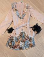 Een heel leuk panter / jager carnavalspak maat 164, rok+jas, Ophalen, Carnaval, Kleding, Maat 34 (XS) of kleiner