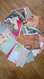 Veel scrapbook papier bijna 2,5 kg, Hobby en Vrije tijd, Ophalen, Nieuw, Papier of Karton, Scrap