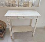 STOER oud wit tafeltje / tafel shabby oude verf, Antiek en Kunst, Antiek | Meubels | Tafels, Ophalen