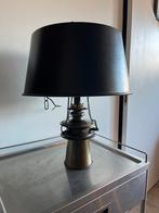 Koperen plafondlamp XL met stalen kap en 3 lichtpunten, Ophalen of Verzenden, Zo goed als nieuw