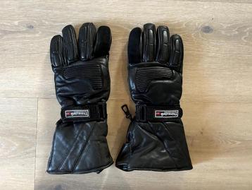 Motorhandschoenen waterdicht zwart leer maat XL beschikbaar voor biedingen