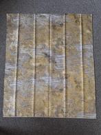 Lap stof goud glans 110 x 98 cm Zurich gordijnstof, Overige kleuren, Ophalen of Verzenden, Zo goed als nieuw, 30 tot 120 cm