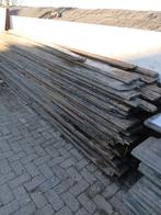 Hardhouten damwand planken veer en groef, Ophalen, Gebruikt, 250 cm of meer, Planken
