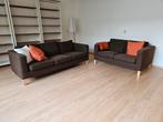 Ikea banken, bruin, 2- en 3-zits, Ophalen, Gebruikt, Overige maten, 75 tot 100 cm