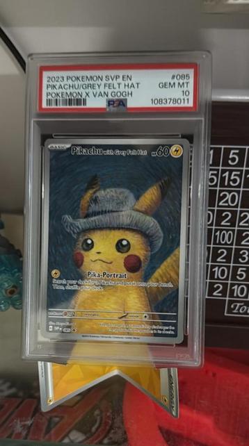 Pikachu ban gogh psa10 beschikbaar voor biedingen