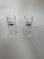 2 kleine borrelglaasjes met oor voor wodka #Starotorunska, Verzamelen, Ophalen of Verzenden, Zo goed als nieuw, Borrel- of Shotglas