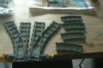Te koop: Lego rails wissels/bocht, flexibel, bocht en recht, Ophalen of Verzenden, Gebruikt, Lego