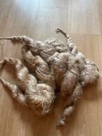 Antiek Vlas - Decoratief, Hobby en Vrije tijd, Gebruikt, Beige, Ophalen of Verzenden, 30 tot 120 cm