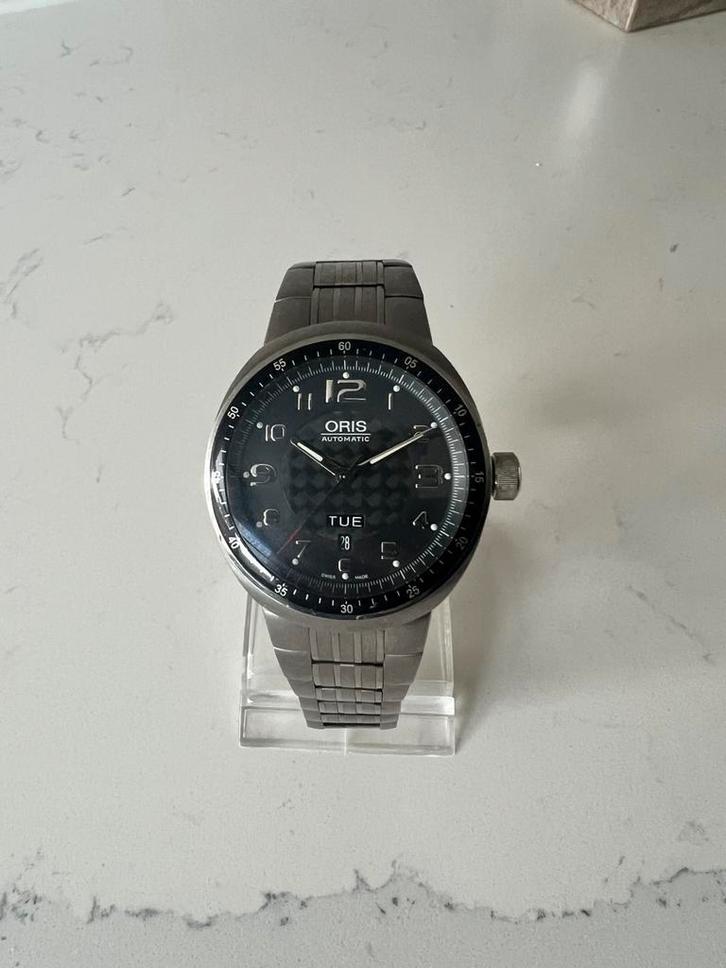 Oris TT3 day date horloge, Sieraden, Tassen en Uiterlijk, Horloges | Heren, Zo goed als nieuw, Ophalen of Verzenden