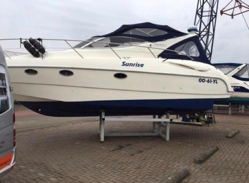 boot, Watersport en Boten, Motorboten en Motorjachten, Gebruikt, Polyester, 9 tot 12 meter, Diesel, Binnenboordmotor, 50 pk of meer