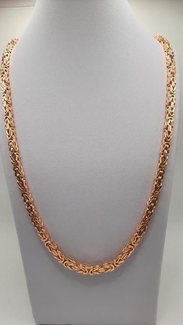 gouden Koningsketting 14kt  beschikbaar voor biedingen