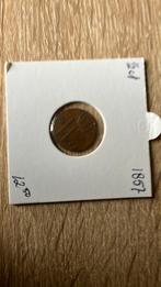 1/2 cent 1857 Willem III, Postzegels en Munten, Munten | Nederland, Ophalen of Verzenden, Koning Willem III, Overige waardes