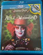 Blu-Ray Alice in Wonderland met Johnny Depp nieuwstaat, Ophalen of Verzenden, Zo goed als nieuw, Tekenfilms en Animatie