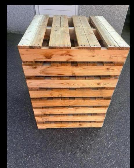 Pallets 80x80 mini pallets sterke pallets, Tuin en Terras, Haardhout, Blokken, Overige houtsoorten, Minder dan 3 m³, Ophalen