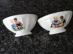 Gien Germaine Bouret 2 kinderschaaltjes doorsnede 10 cm, Antiek en Kunst, Ophalen of Verzenden