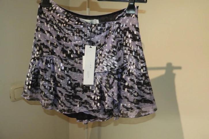 Iro prachtige rok zilver deeltjes in de print nieuw mt 40, Kleding | Dames, Rokken, Nieuw, Maat 38/40 (M), Overige kleuren, Boven de knie