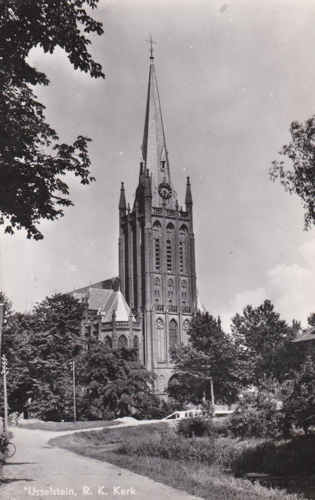 ijsselstein  rk kerk, Verzamelen, Ansichtkaarten | Nederland, Noord-Brabant, Voor 1920, Ophalen of Verzenden