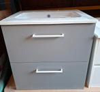 Badkamermeubel 60x46 cm grijs (lichte beschadiging), Nieuw, Minder dan 100 cm, Wastafelkast, 25 tot 50 cm