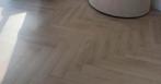 81,5m2 Visgraat Laminaat, zo goed als nieuw, vloerverwarming, Ophalen, 75 m² of meer, Zo goed als nieuw, Crème
