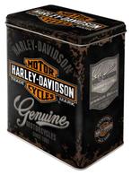 Harley Davidson genuine voorraadblik reclame trommel deco, Ophalen of Verzenden, Nieuw, Auto's