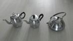 Chromen thee/koffie potten (prijs per st) of 3 voor 80,00, Antiek en Kunst, Ophalen