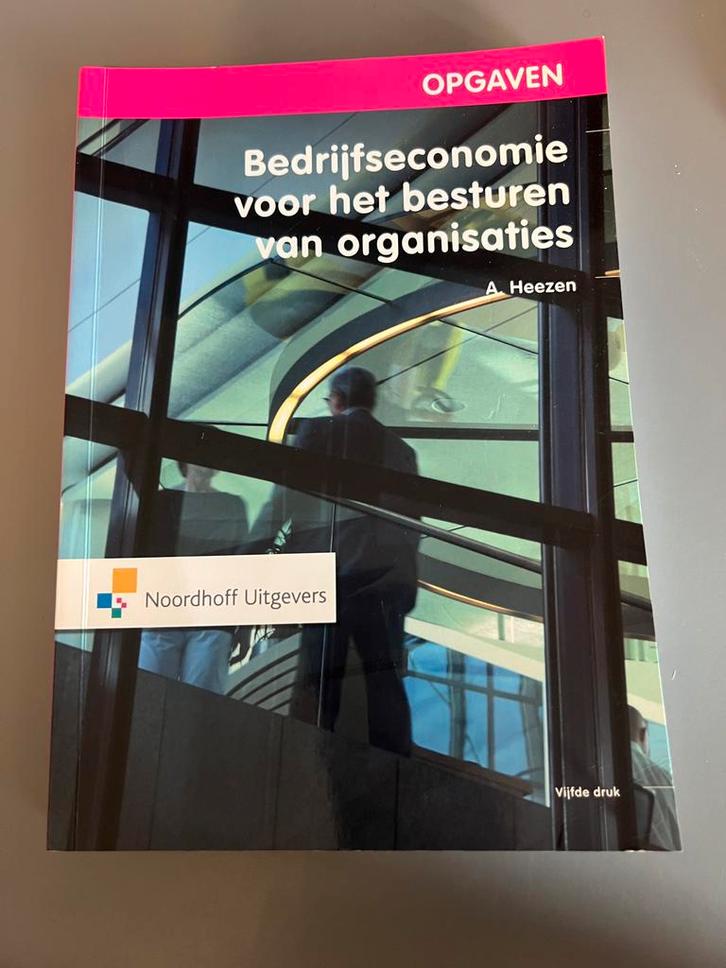 A.W.W. Heezen - Opgaven, Boeken, Economie, Management en Marketing, Zo goed als nieuw, Management, Ophalen of Verzenden