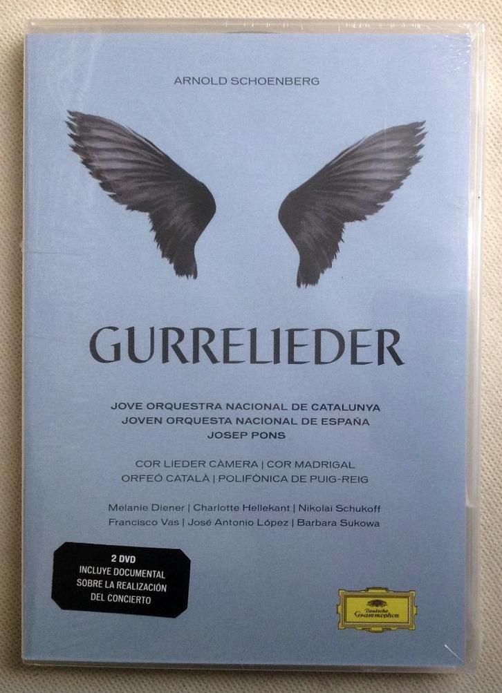 GURRELIEDER Arnold Schönberg Josep Pons, Cd's en Dvd's, Dvd's | Muziek en Concerten, Nieuw in verpakking, Verzenden