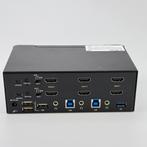 StarTech 2 Port Dual Monitor KVM HDMI Switch SV231DHU34K6, Computers en Software, Monitoren, Flex Ltd., Zo goed als nieuw, https://flex.com/contact-us