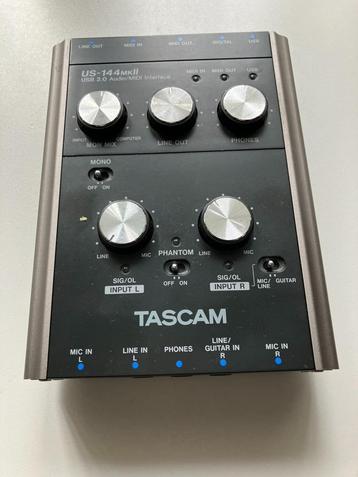 TASCAM US-144MKII USB 2.0 Audio Midi Interface beschikbaar voor biedingen