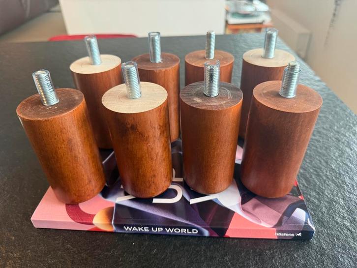 Hästens poten, Huis en Inrichting, Slaapkamer | Bedden, Zo goed als nieuw, Tweepersoons, Hout, Verzenden