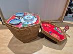 Chinese theeset in rietenmand, 2j.brabant@gmail.com, Ophalen of Verzenden, 2j, Rechthoekig