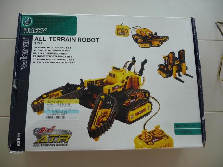 Velleman Hobby 3 in 1 All Terrain Robot, Hobby en Vrije tijd, Overige Hobby en Vrije tijd, Zo goed als nieuw, Ophalen of Verzenden