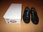 Herenschoenen instappers marine maat 43 volledig leer, Loafers, Blauw, Ophalen of Verzenden, Gedragen