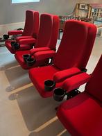 4 Bioscoopstoelen VUE Amersfoort - Perfect voor thuisbioscoo, Huis en Inrichting, Fauteuils, Ophalen, Gebruikt, 75 tot 100 cm