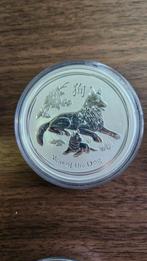 5 ounce lunar 2 year of the dog 2018, Ophalen of Verzenden, Zilver