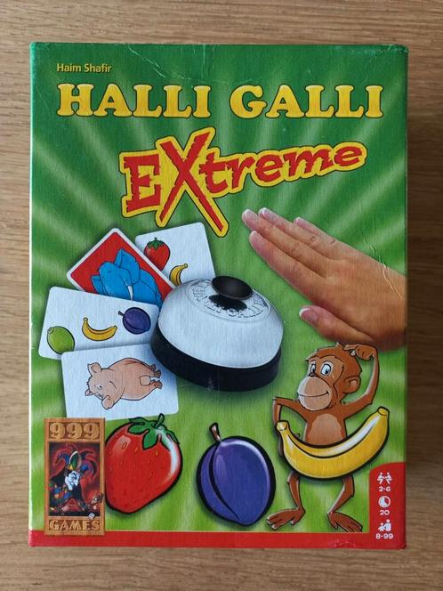 Halli Galli Extreme, kaartspel 2-6 spelers, COMPLEET en ZGAN, Hobby en Vrije tijd, Gezelschapsspellen | Kaartspellen, Zo goed als nieuw