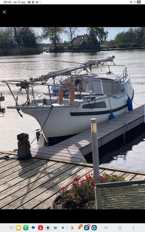 Buckler 24 zeilboot ook als motorboot te gebruiken. Uniek, Watersport en Boten, Motorboten en Motorjachten, Gebruikt, Polyester