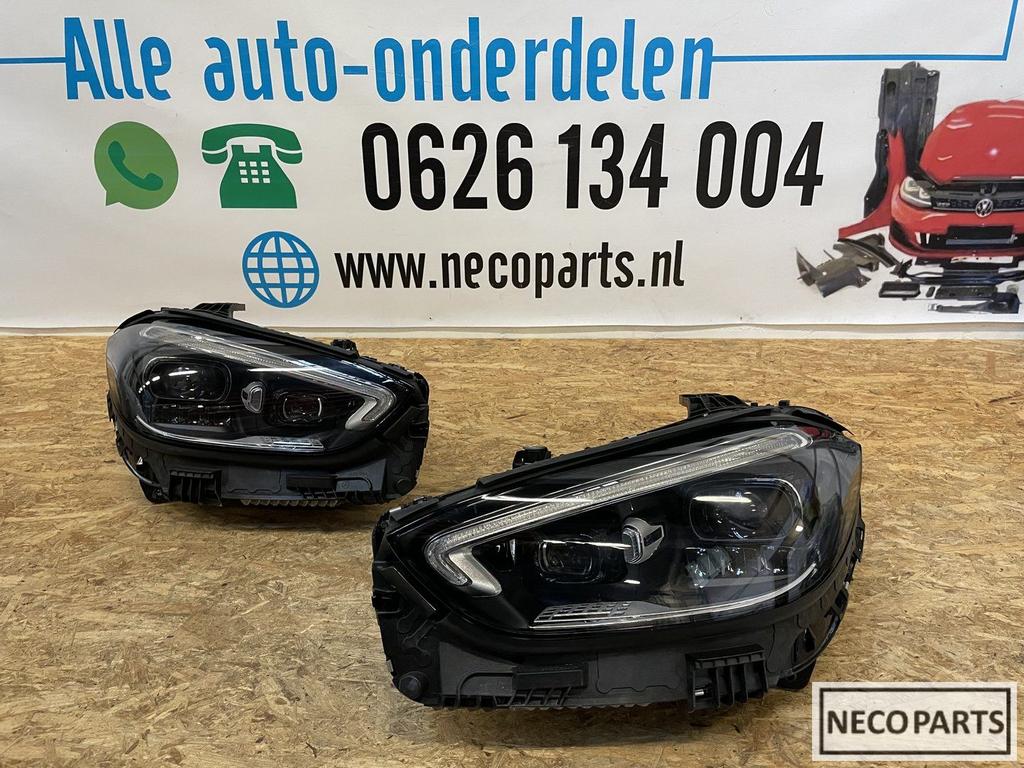 C KLASSE W206 LED KOPLAMP KOPLAMPEN ORIGINEEL COMPLEET, Auto-onderdelen, Verlichting, Ophalen of Verzenden, Gebruikt, Mercedes-Benz