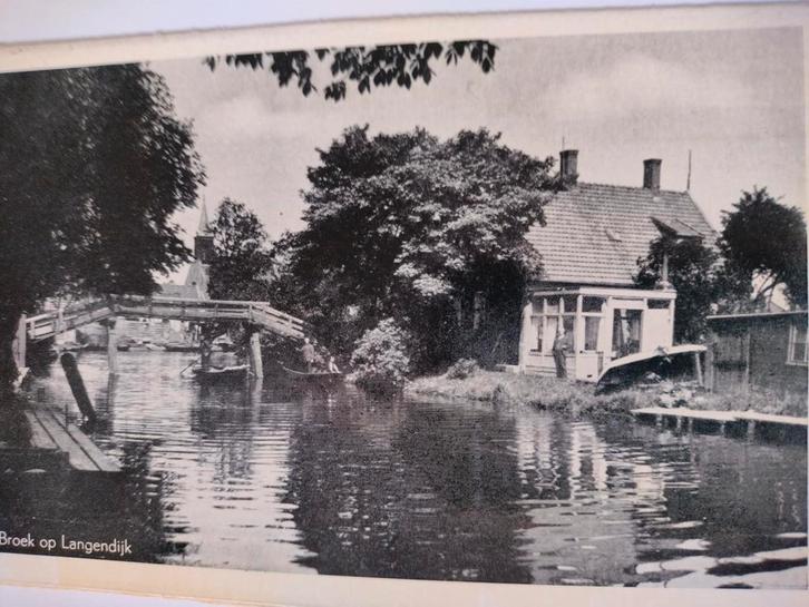 Oude Ansichtkaart Broek op Langedijk, Antiek en Kunst, Kunst | Tekeningen en Foto's, Ophalen of Verzenden