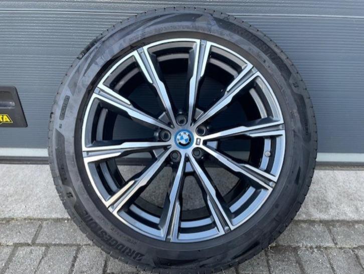 Set originele BMW velgen (styling 740M) met banden (20 inch), Auto-onderdelen, Banden en Velgen, Banden en Velgen, Zomerbanden