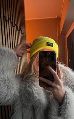 Obey beanie muts - geel / fluor geel / lime, Obey, Ophalen of Verzenden, Zo goed als nieuw, Muts