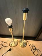 2 goudkleurige verstelbare lampenvoeten, Ophalen, Zo goed als nieuw, Minder dan 50 cm