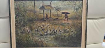 Olieverfschilderij - Impostor Oil beschikbaar voor biedingen