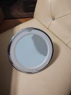 Ronde spiegel met verlichting, Huis en Inrichting, Woonaccessoires | Spiegels, Minder dan 50 cm, Rond, Ophalen of Verzenden, Zo goed als nieuw
