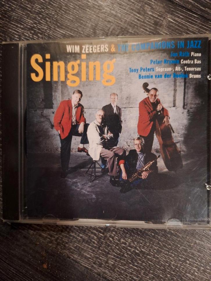 Wim Zeegers - Singing CD, Cd's en Dvd's, Cd's | Jazz en Blues, Gebruikt, Jazz, 1980 tot heden, Ophalen of Verzenden